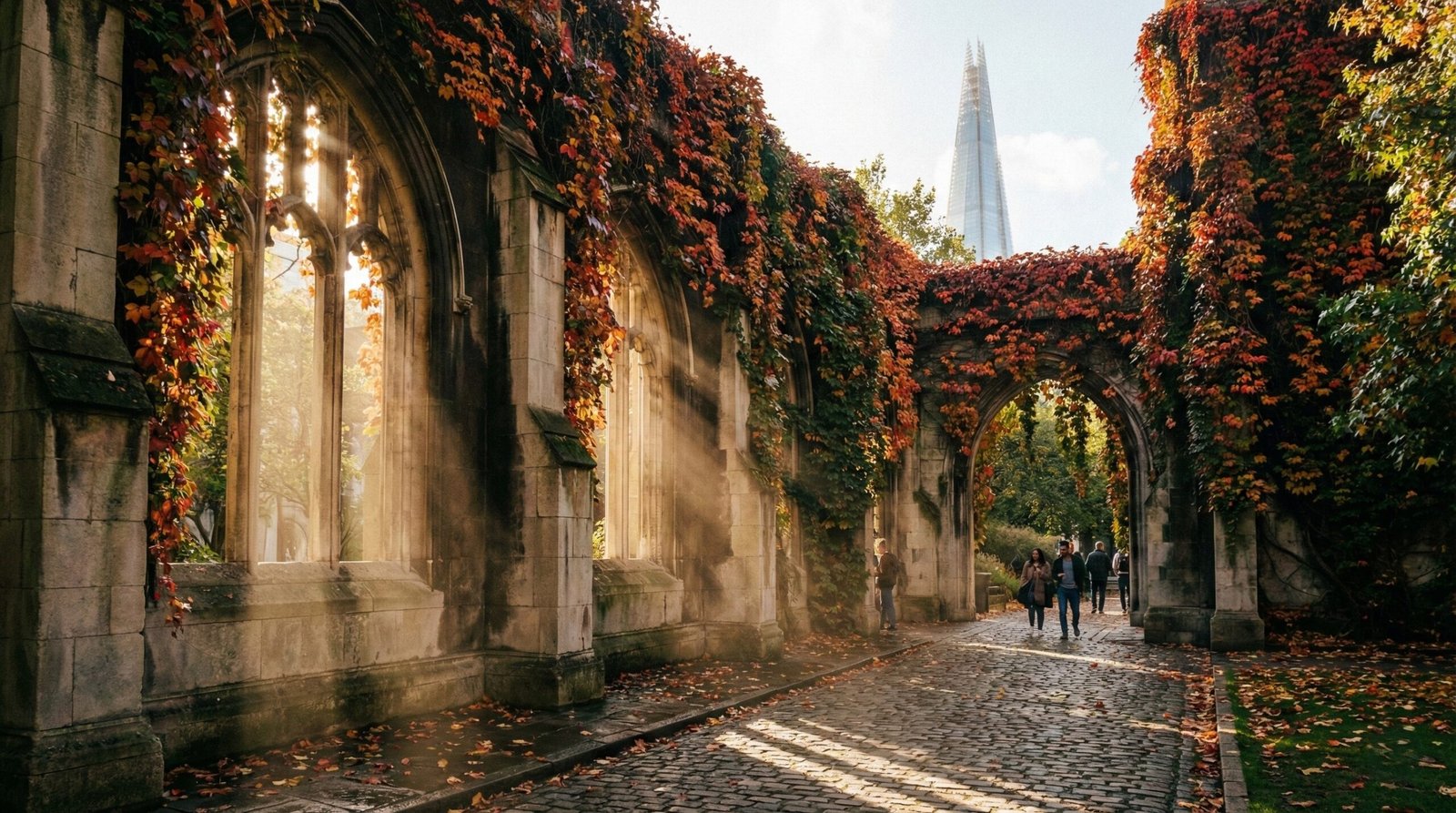 St Dunstan in the East - London - Main Wide Fotorealistic - Space Journey