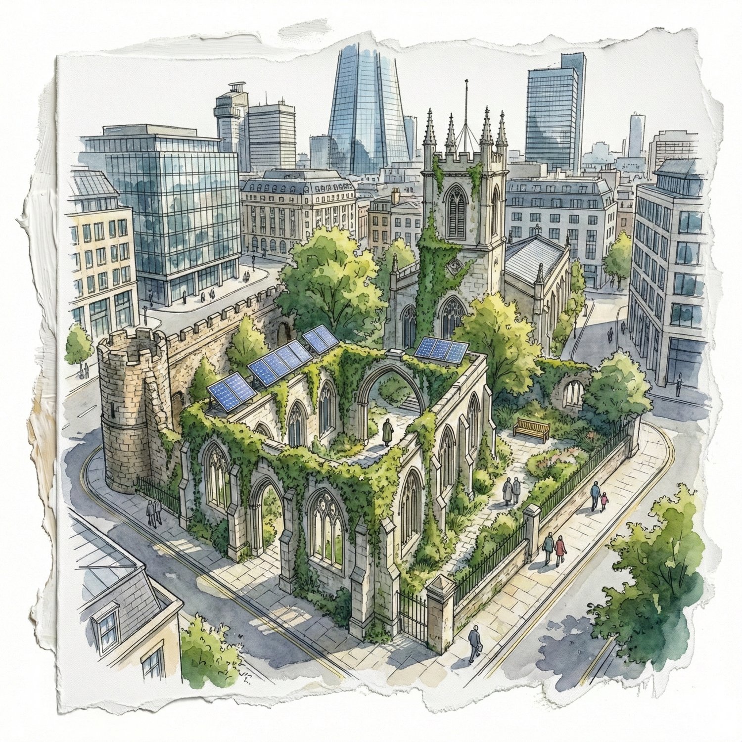 St Dunstan in the East - London - Que encontraras - Space Journey